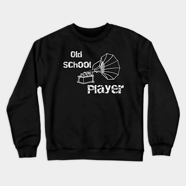 Old School Player Boom Box Radio Crewneck Sweatshirt by StacysCellar